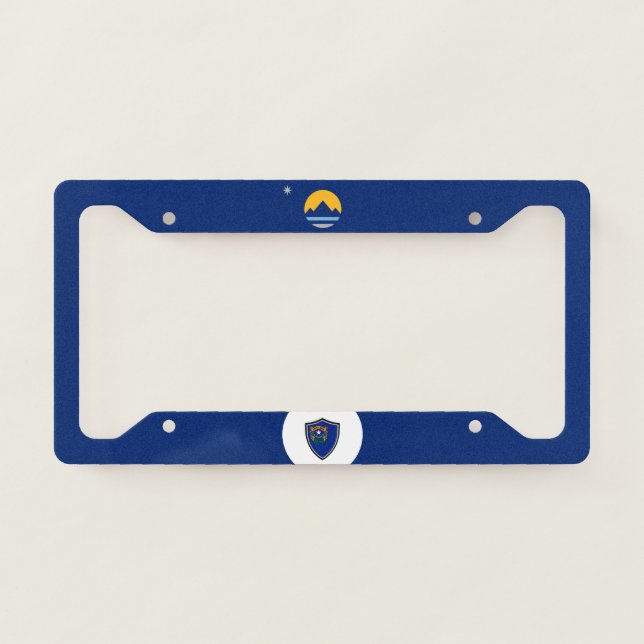 Reno (Nevada) city flag  License Plate Frame (Front)