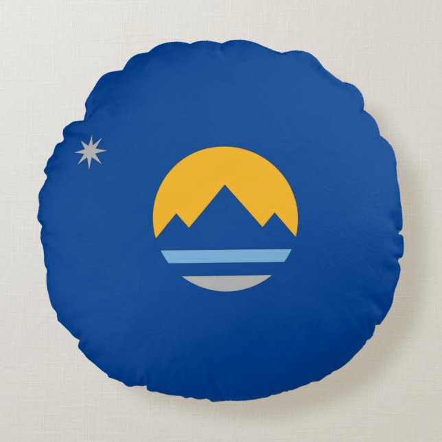 Reno (Nevada) City flag   Round Pillow (Front)