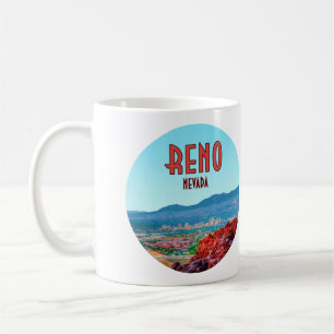 Reno Nevada Downtown Vintage Coffee Mug