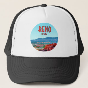 Reno Nevada Downtown Vintage Trucker Hat