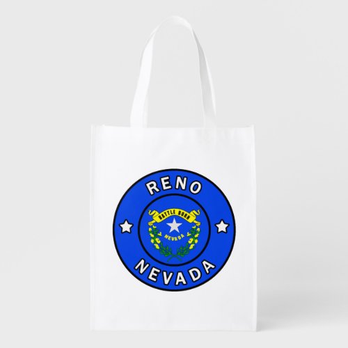 Reno Nevada Grocery Bag