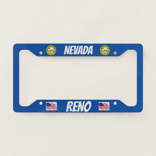 Reno, Nevada License Plate Frame