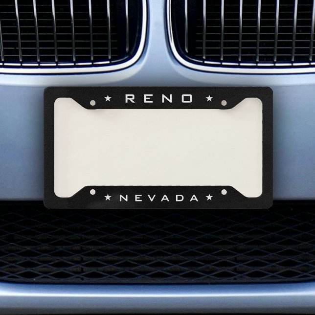 Reno Nevada License Plate Frame (Reno Nevada License Plate Frame)