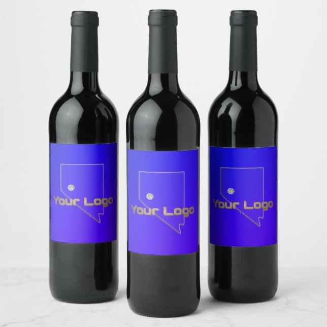 Reno Nevada Logo  Wine Label (Bottles)