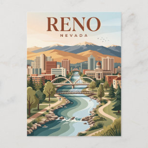 Reno Nevada Postcard