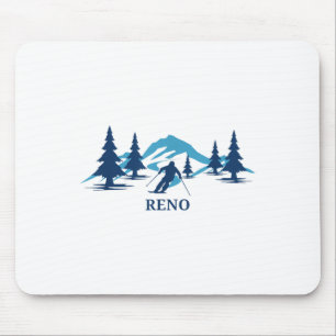 Reno Nevada Ski Resort Skiing Skier _1 Mouse Pad