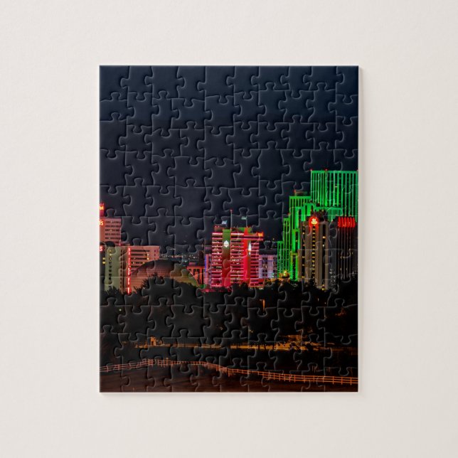 Reno Nevada Skyline Jigsaw Puzzle (Vertical)