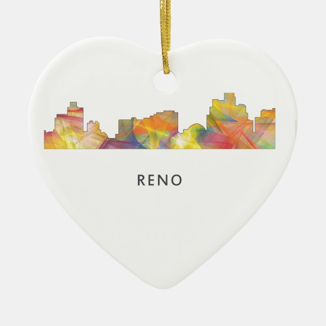 RENO, NEVADA SKYLINE WB1 - CERAMIC ORNAMENT (Front)
