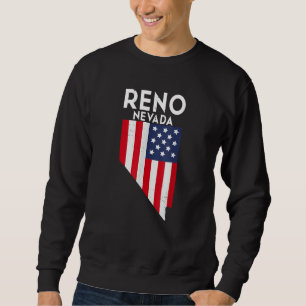 Reno Nevada USA State America Travel Nevadan Sweatshirt