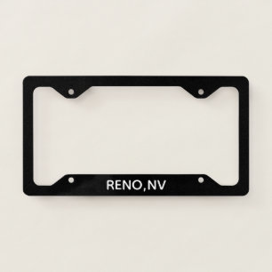 Reno, NV, Nevada License Plate Frame