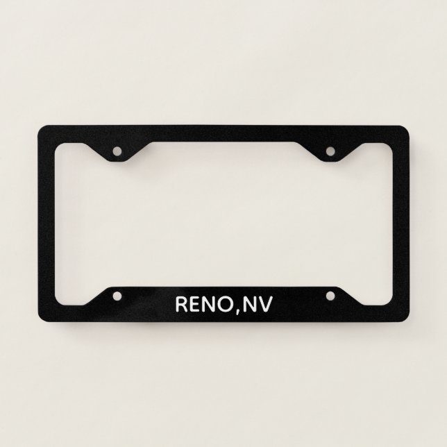Reno, NV, Nevada  License Plate Frame (Front)