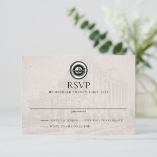 Reno Passport Wedding RSVP Card