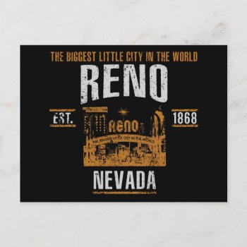 Reno Postcard by KDRTRAVEL at Zazzle