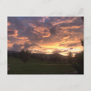 Reno Sunset Postcard