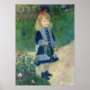 Renoir - A Girl With A Watering Can Poster