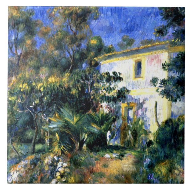 Renoir - Algerian Landscape Ceramic Tile (Front)