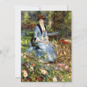 Renoir - Among the Roses Card