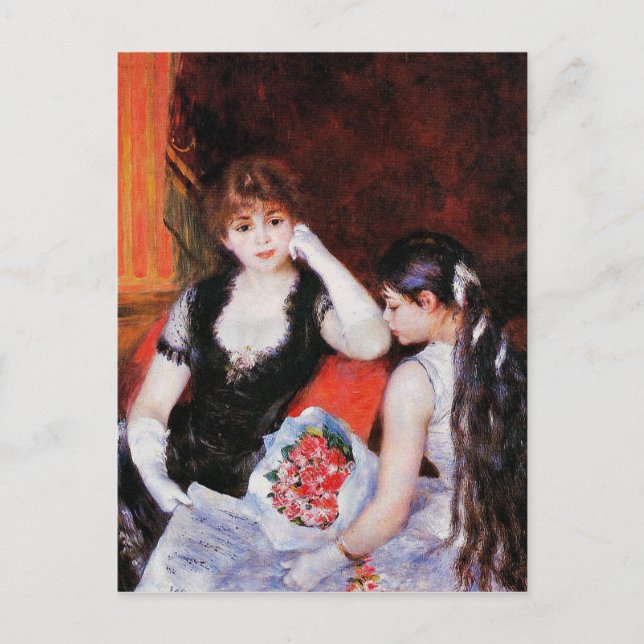 Renoir - At the Concert, Box at the Opera Postcard (Front)