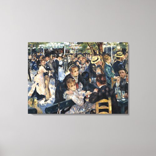 Renoir _ Bal du Moulin de la Galette Canvas Print