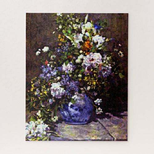 Renoir _ Blue Vase Jigsaw Puzzle