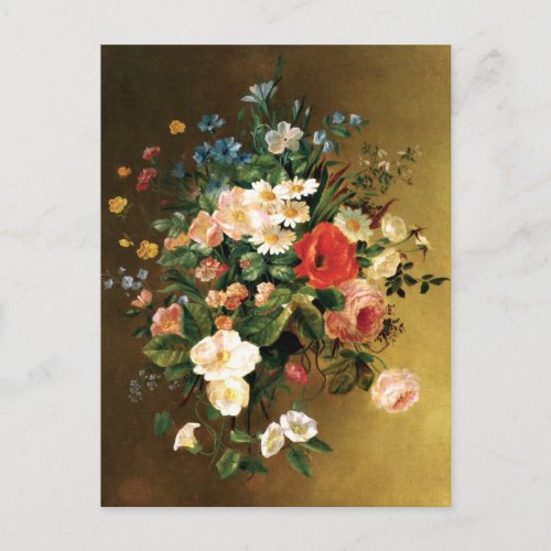 Renoir _ Bouquet of Flowers 1858 Postcard