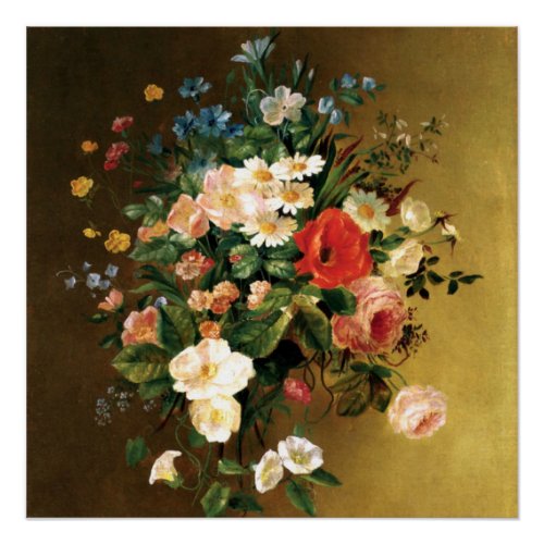 Renoir _ Bouquet of Flowers 1858 Poster