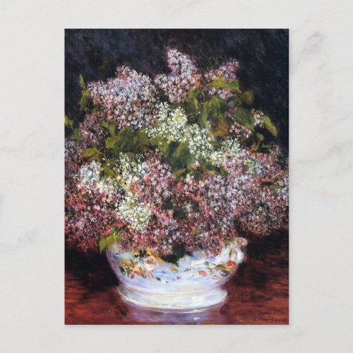 Renoir Bouquet of Flowers Fine Art Postcard