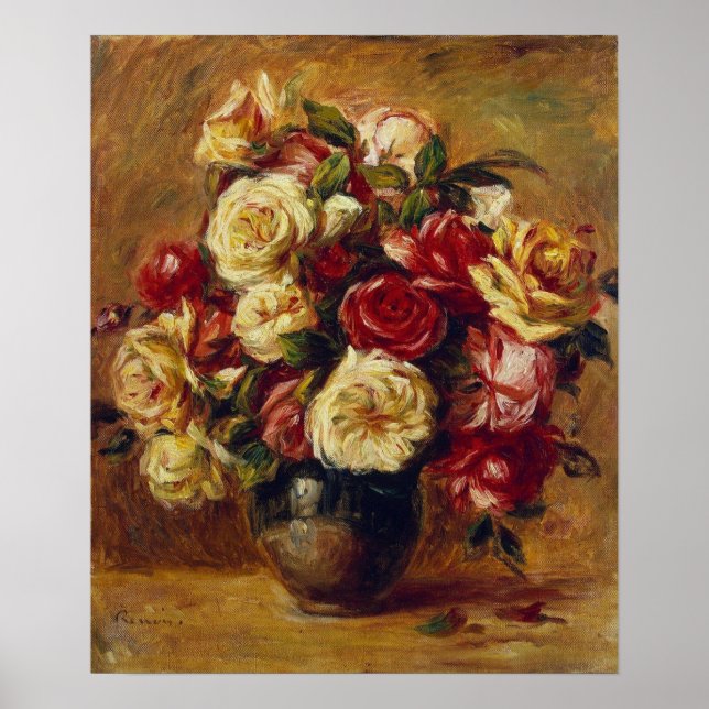 Renoir - Bouquet Of Roses 1909 Poster (Front)