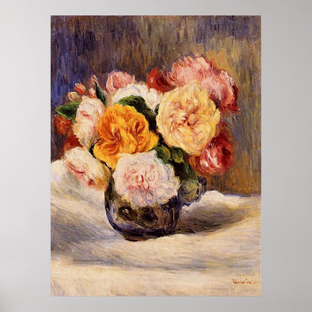 Renoir - Bouquet of Roses Poster (Front)