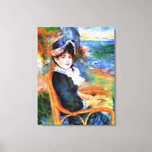 Renoir _ By the Seashore Canvas Print