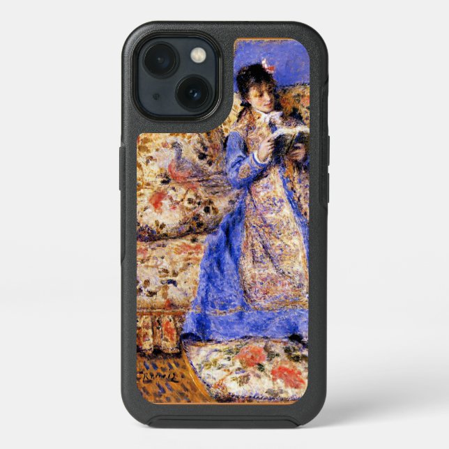 Renoir - Camille Monet Reading, famous painting, Otterbox iPhone Case (Back)