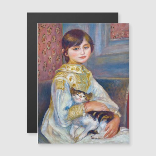 Renoir _ Child with Cat Magnetic Card