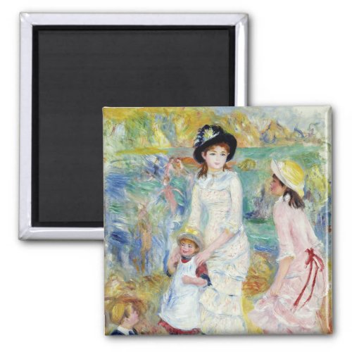 Renoir _ Children on the Seashore Guernsey Magnet