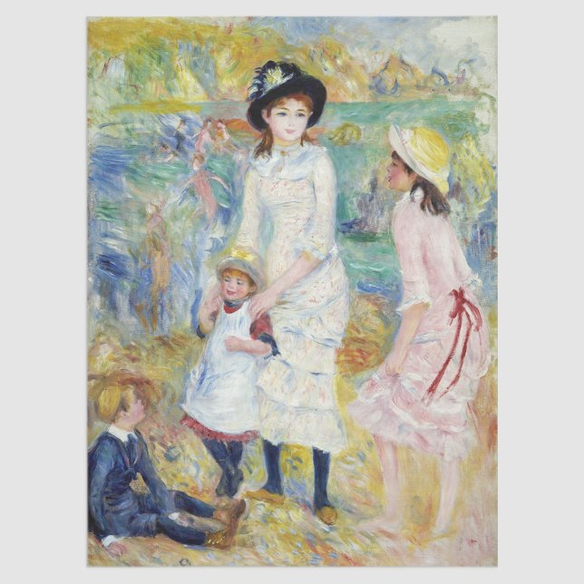 Renoir - Children on the Seashore, Guernsey Tissue Paper (Creator Uploaded)
