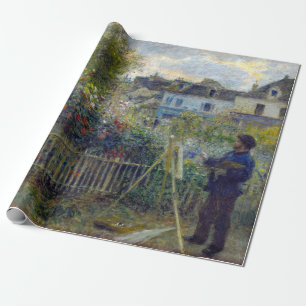 Renoir - Claude Monet Painting in his Garden Wrapping Paper