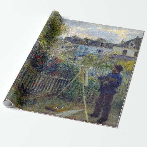 Renoir _ Claude Monet Painting in his Garden Wrapping Paper
