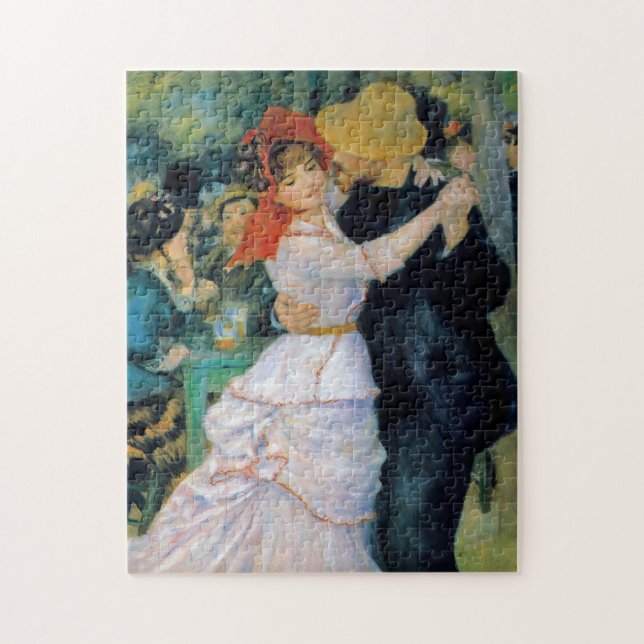 Renoir Dance at Bougival Fine Art Jigsaw Puzzle (Vertical)