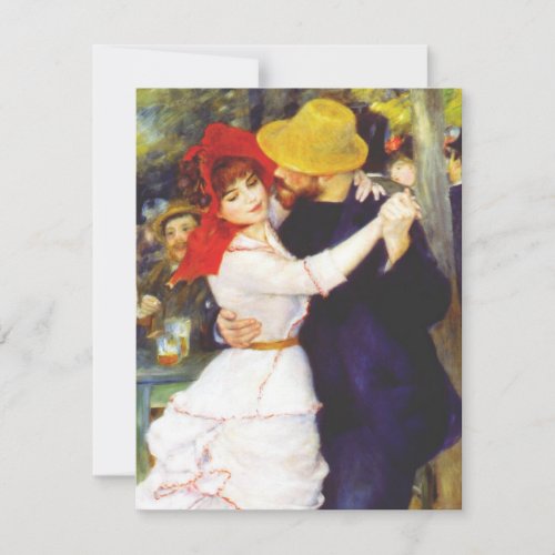 Renoir Dance at Bougival Invitations