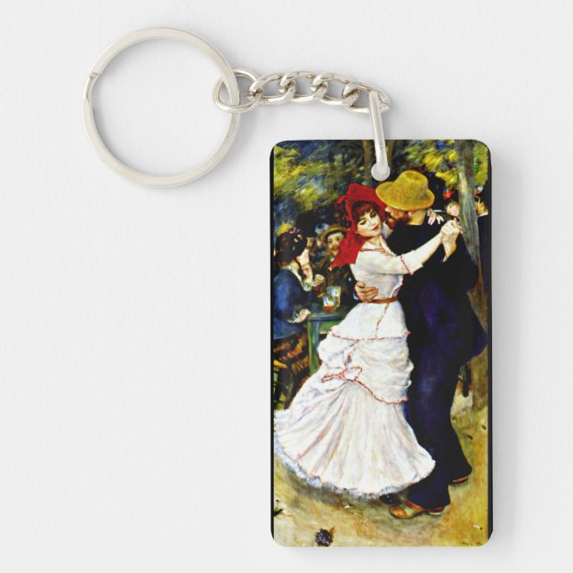 Renoir - Dance at Bougival Keychain (Front)