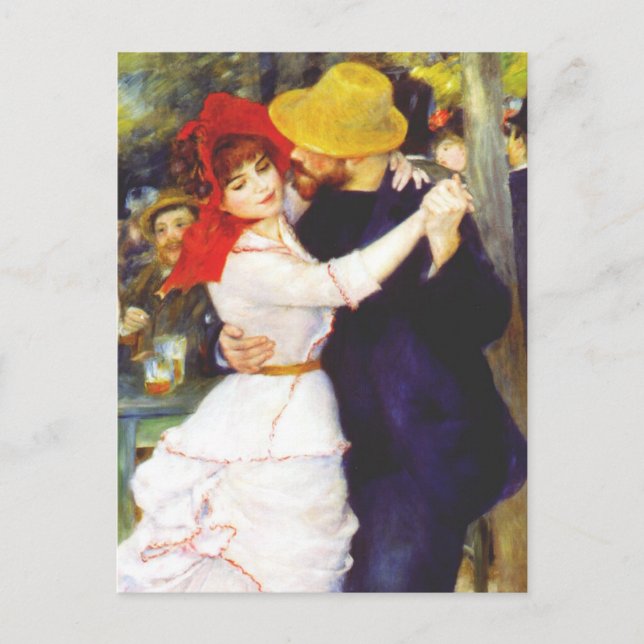 Renoir Dance at Bougival Postcard (Front)
