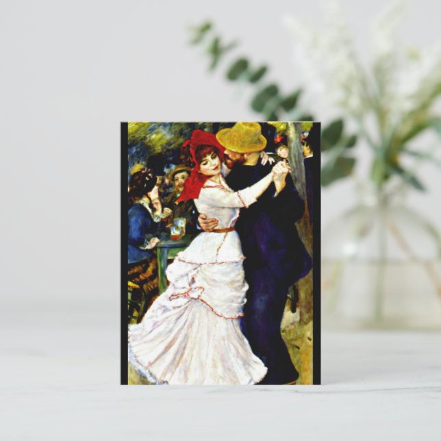 Renoir - Dance at Bougival, Postcard (Standing Front)