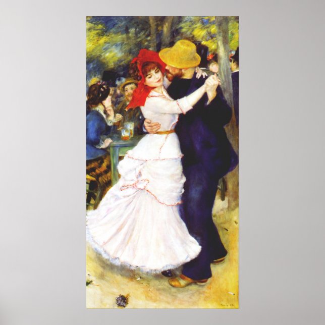 Renoir Dance at Bougival Poster (Front)