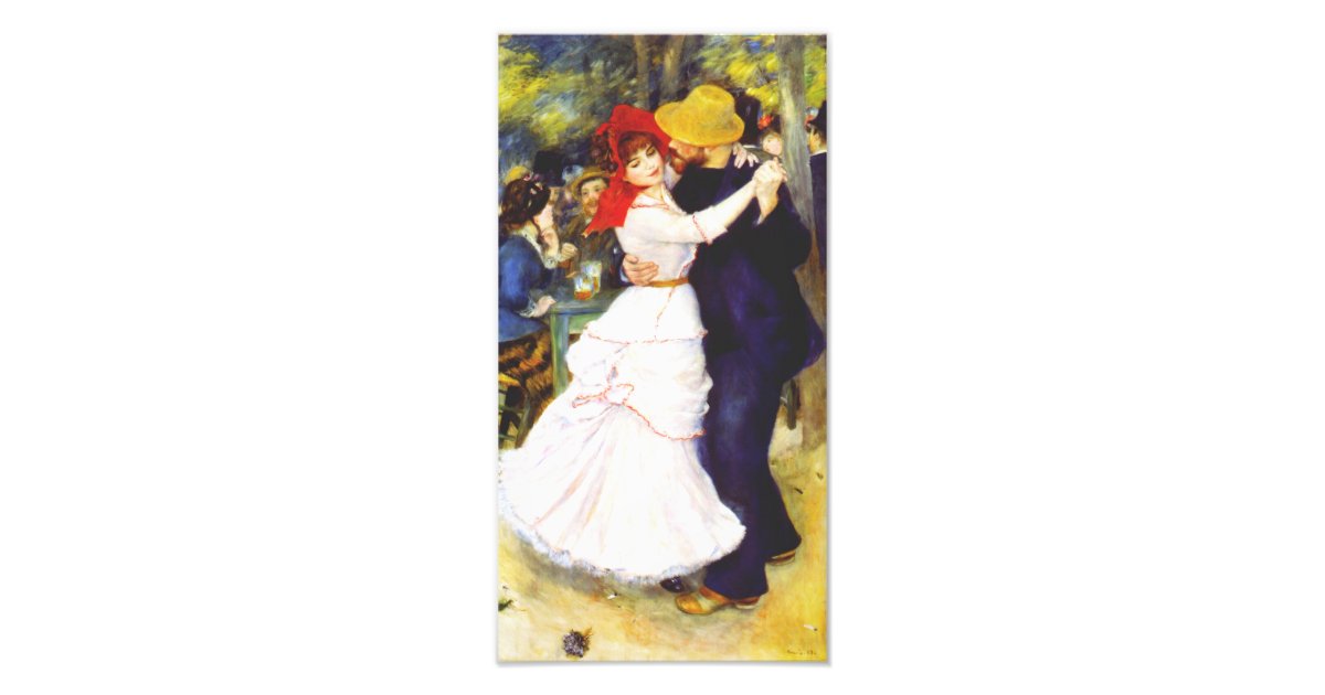 Renoir Dance At Bougival Print Zazzle