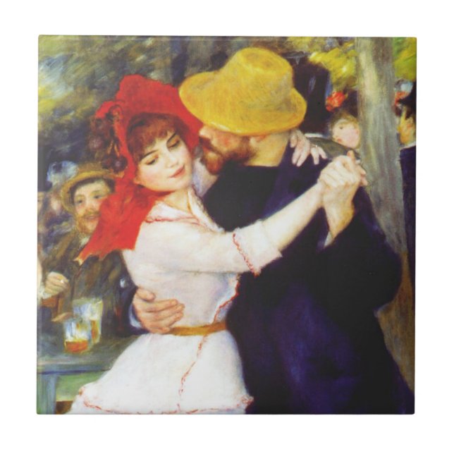 Renoir Dance at Bougival Tile (Front)