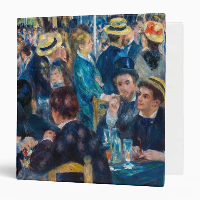 Renoir - Dance at Le Moulin de la Galette 3 Ring Binder (Front/Inside)