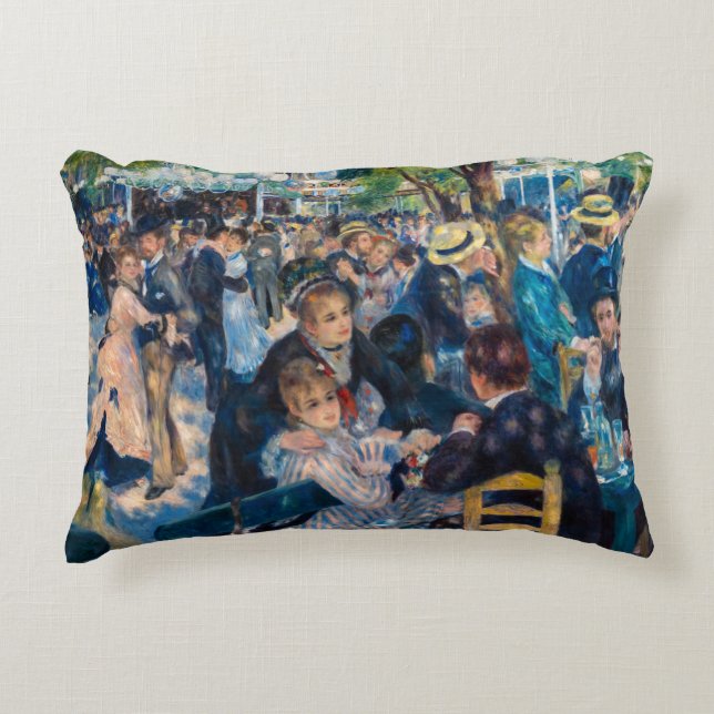 Renoir - Dance at Le Moulin de la Galette Accent Pillow (Front)