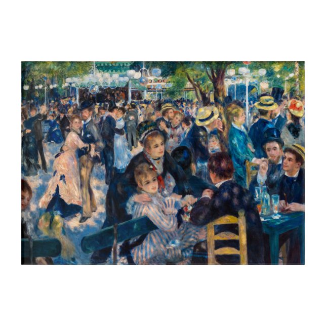 Renoir - Dance at Le Moulin de la Galette Acrylic Print (Front)