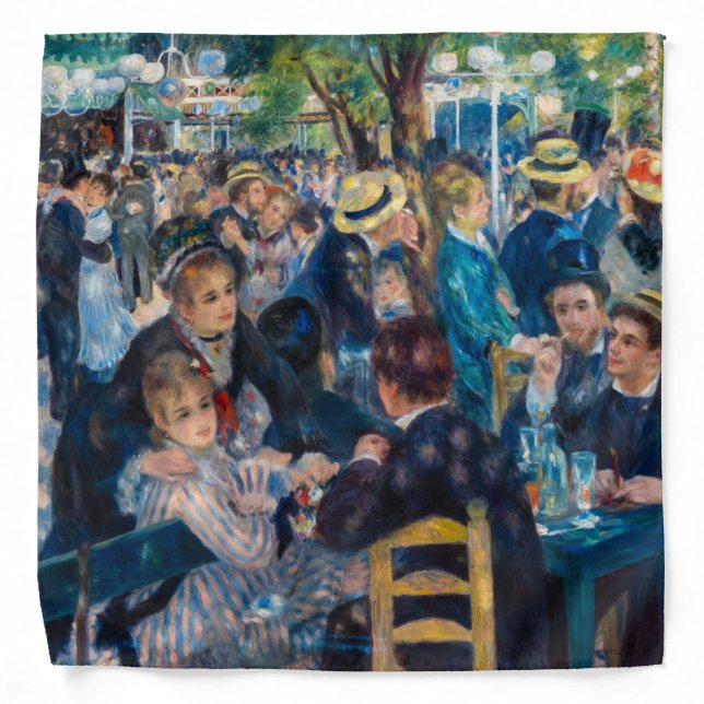 Renoir - Dance at Le Moulin de la Galette Bandana (Front)