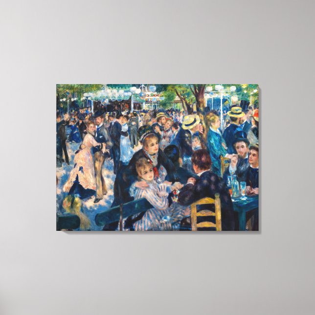 Renoir - Dance at Le Moulin de la Galette Canvas Print (Front)