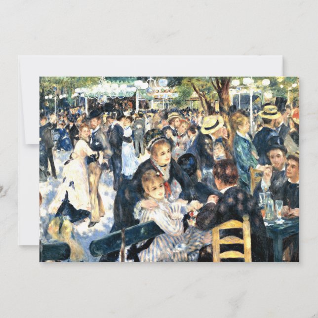 Renoir - Dance at Le Moulin de la Galette, Card (Front)
